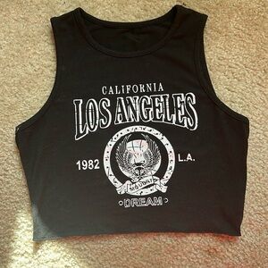 LA Crop Tank Top